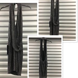 Bebe black beaded dress